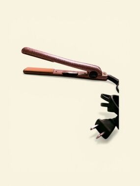 CHI Air Ultra Pink Glitter 1” Ceramic Flat Iron GF7085 EUC
